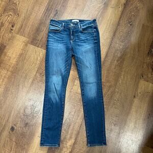 LOFT Modern Skinny Jeans Medium Wash Denim Women's Size 28/6 Slim Fit